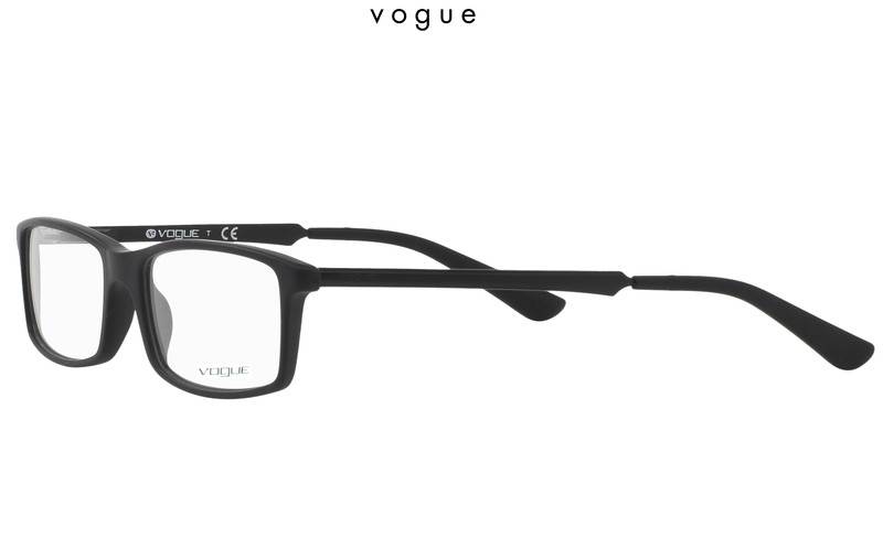 VOGUE VO 2867 W44S MATTE BLACK AUTHENTIC EYEGLASSES RX 54-17-140 MM BRAND NEW gallery