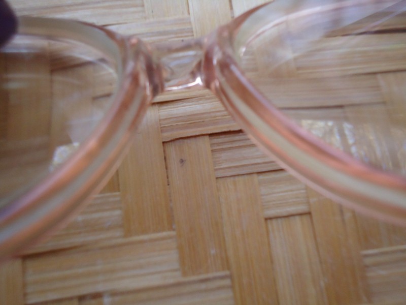 VTG Women's Eye Glass Frames Tan Brown Plastic 54-20-140 80s Barb Retro Granny gallery