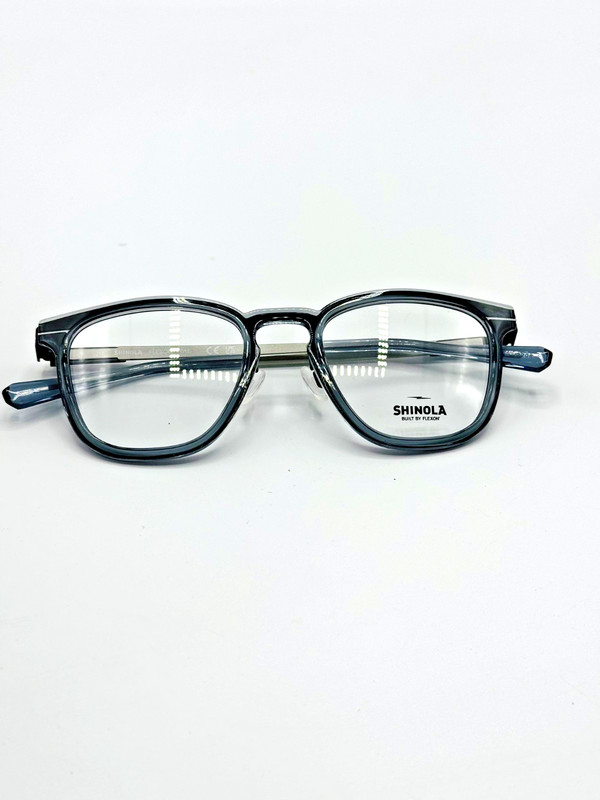 Shinola by Flexon Eyeglasses Frame SH37001 050 Crystal Smoke Full Rim 50-20-145 gallery
