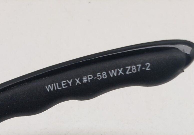 Authentic Wiley X Eyeglasses P-58 WX Z87-2 Black frame Airborne RX READ!!! gallery