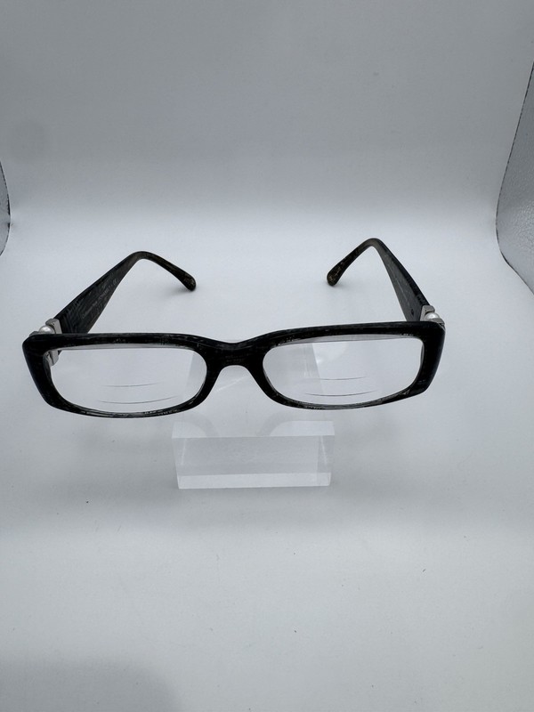 CHANEL Collection Perle Black CC Eyeglasses Frames Only Case Italy Pearl gallery