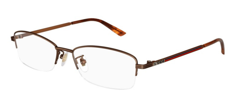Gucci GG1060OJ-002 Men’s Optical Brown & Burgundy Eyeglasses