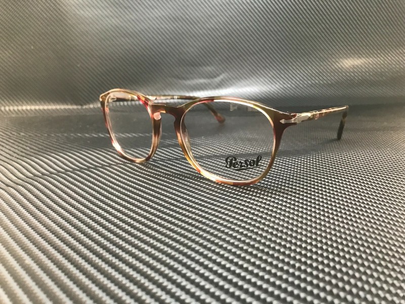 PERSOL PO3007VM 1125 Bordeaux Round Men’s 52 mm Eyeglasses