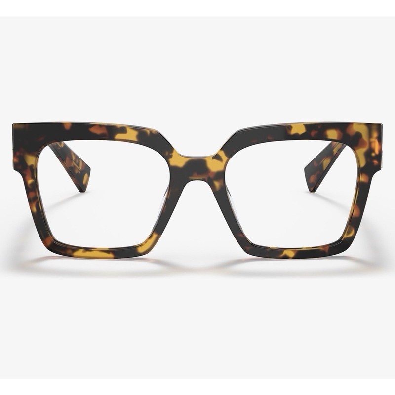 MIU MIU MU 04UV VAU1O1 Honey Havana Gold Square Eyeglasses Rxable AUTHENTIC gallery