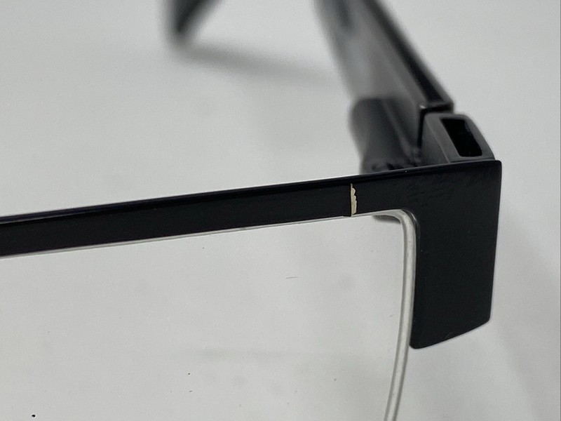 The Edge Eyewear TE72 Gunmetal/Black 53-19-140 Half Rim Eyeglasses Frame XR07 gallery
