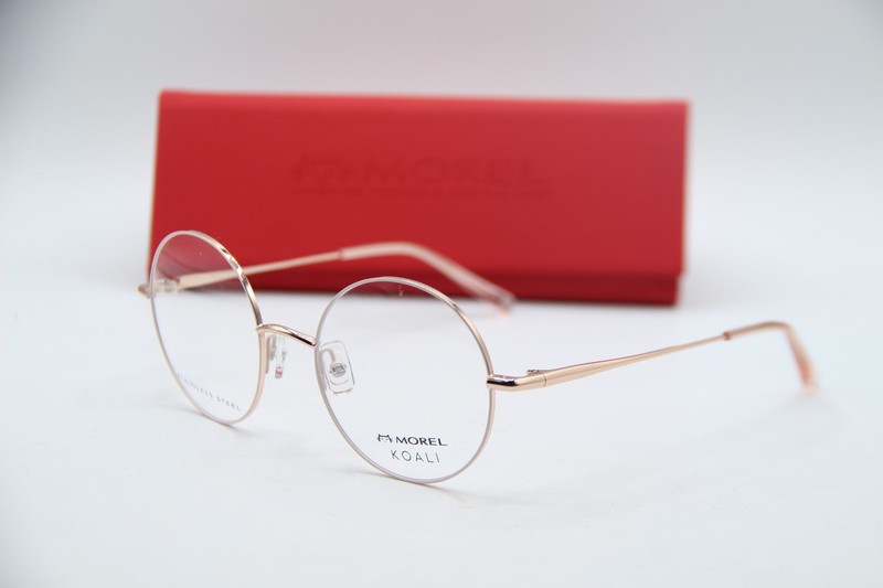 NEW MOREL KOALI 20095K PP12 WHITE GOLD AUTHENTIC FRAMES EYEGLASSES 49-19 K1