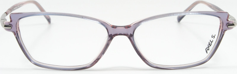 Axel S. AX874 57 Transparent Purple / Lavender Eyeglasses Frame 53-15-140 NEW