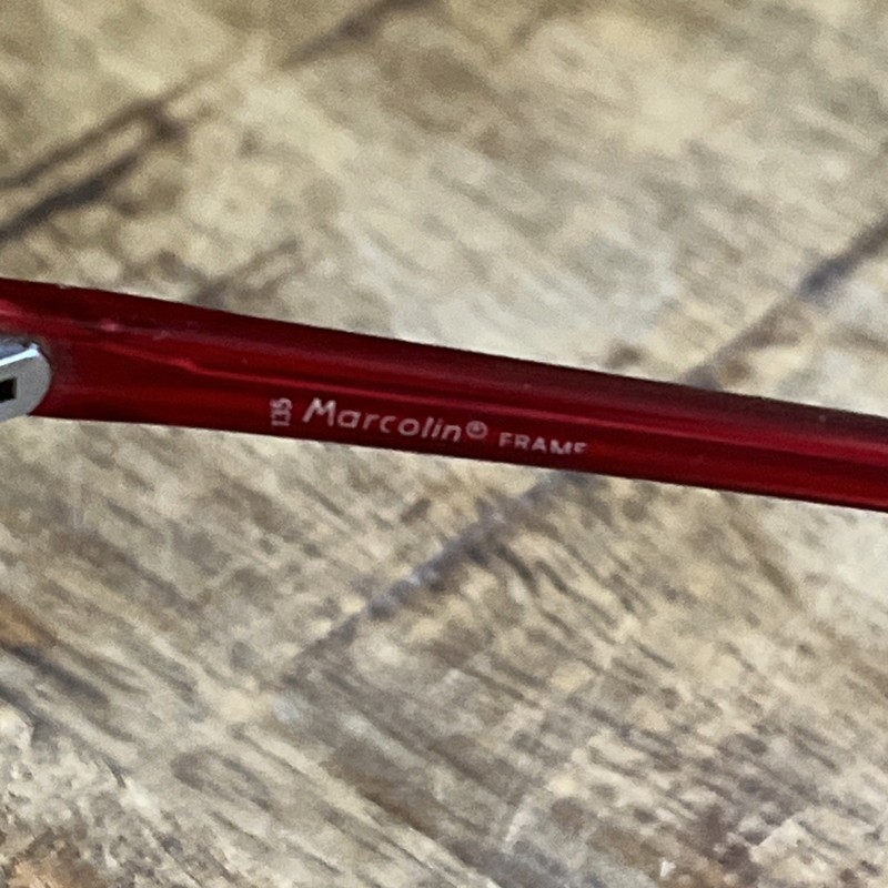 Marcolin MXP Whitney 1086-871 Vintage 80's Womens Eyeglasses Red Translucent gallery