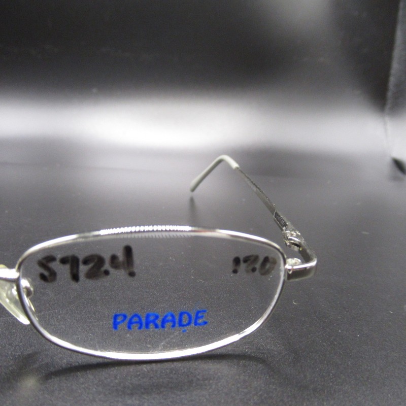 PARADE f324 Silver Metal Oval Full Rim Eyeglass Frames Women's 51-21-135 gallery