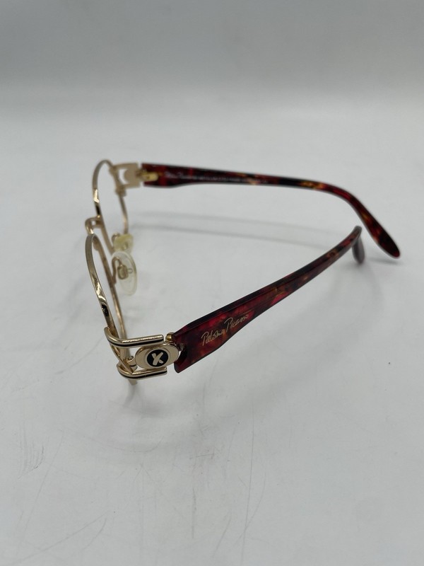 Paloma Picasso Gold Full Rim Eyeglasses FRAME ONLY #8602 880 Vintage Excellent gallery