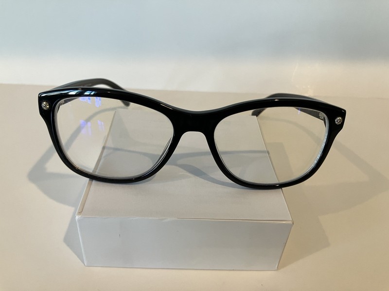Coach HC 6095F Black /BlkGunmetal Signature C Eyeglasses Frames 52-16-135 Womens