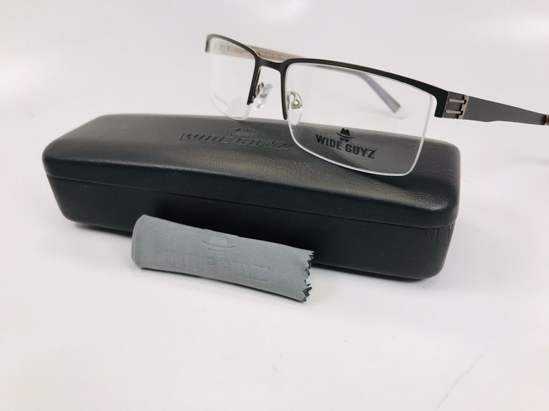 New Wide Guyz Brown TONY Eyeglasses 60/19/150 for The Stylish Large Man
