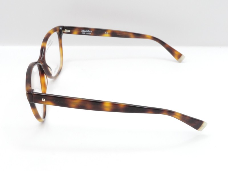 MAX MARA MM 1294 WOMEN'S FULL RIM EYEGLASS FRAMES 05L BROWN LARGE 56-145 NWD* gallery