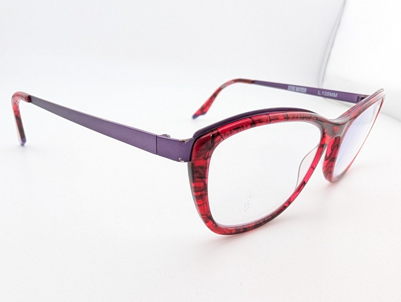 Steve Madden Eyeglasses, Frames Only, Twirlss, 51-16-135,Plastic/Metal,Red Multi gallery