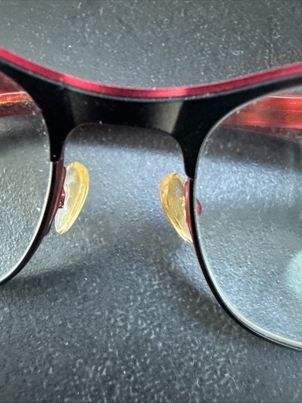 Wittnauer Tatiana Eyeglasses-Frames Only -Black/Red 54-16-135-Fast Shipping gallery