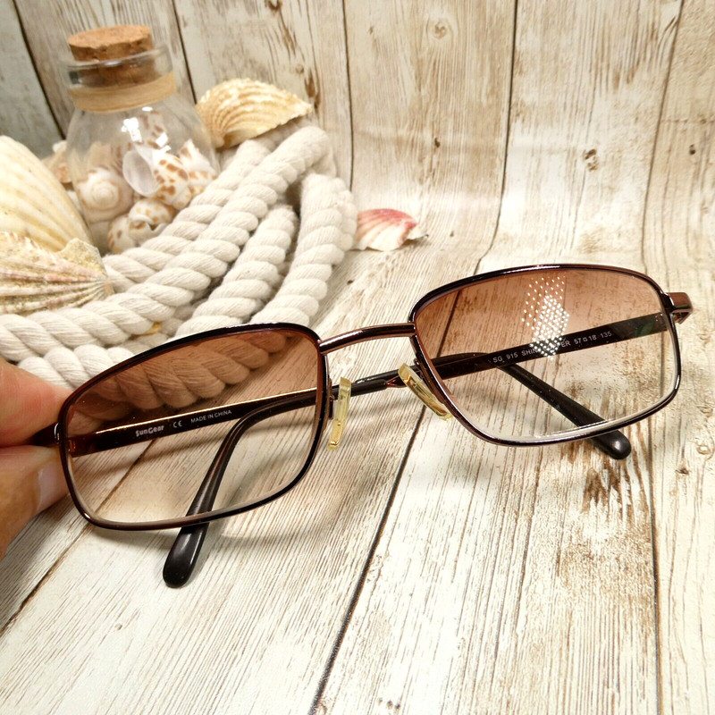 SunGear Shiny Brown Copper Sunglass Eyeglass FRAME ONLY – SG 915 57-18-135
