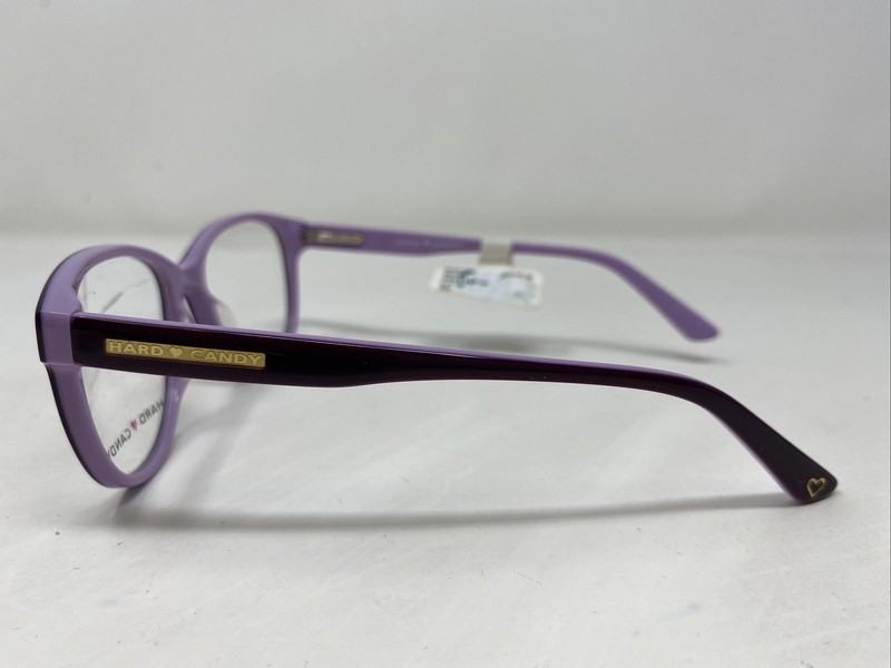 Hard Candy HC43 LAV 52-18-135 Lavender Purple Full Rim Eyeglasses Frame F953 gallery
