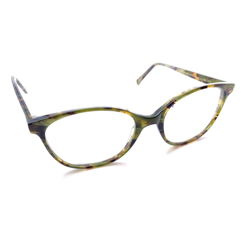 Jean Lafont Valentine 4037 Brown Green Tortoise Eyeglasses Frames 51-17 138