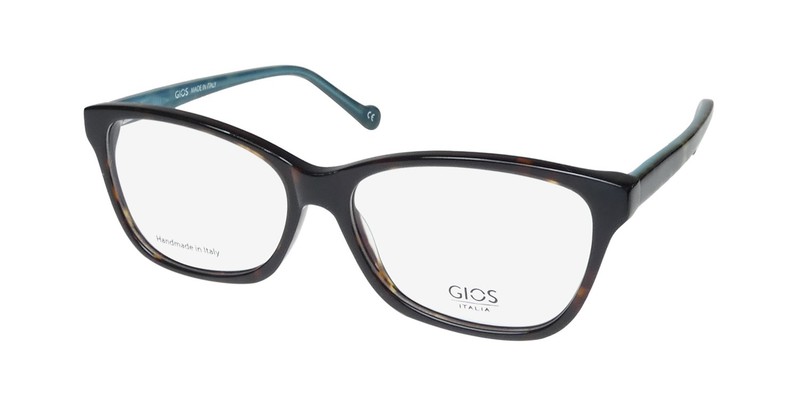 NEW GIOS ITALIA 100060 EYEGLASS FRAME FULL-RIM CAT EYE PLASTIC C5 TORTOISE