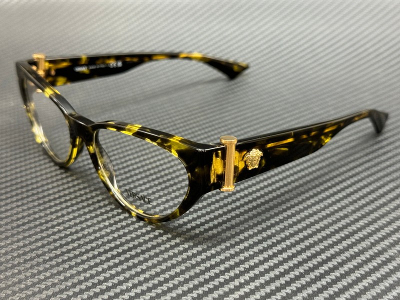 VERSACE VE3366 5428 Yellow Havana Women’s 55 mm Eyeglasses