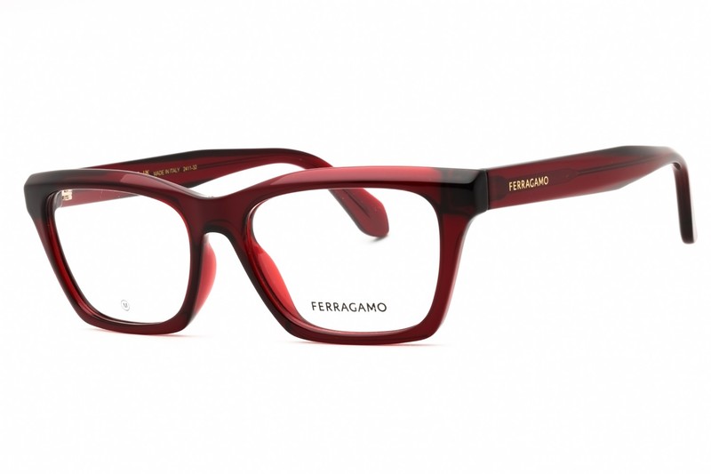 SALVATORE FERRAGAMO SF2986-616-53 Eyeglasses Frame Size 53mm 16mm 145mm RED Wom