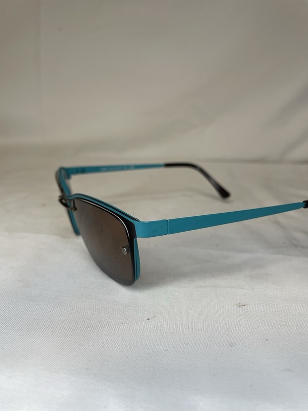 dutz eyeglasses dz605 col.35 52/17 140 Turquoise Blue/brown Frames Only gallery