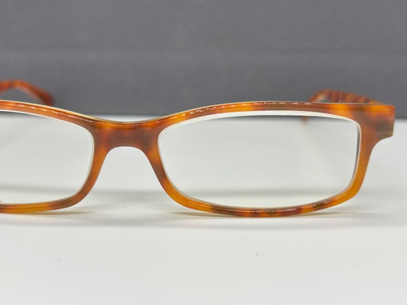 Wollenweber Horn Eyeglasses Frames woman men Brown Angular 3208 Kashmir Large Np gallery