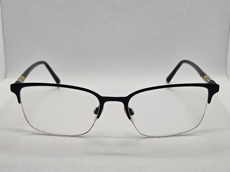 Burberry Eyeglasses Frames B1323 1323 1213 Black Brown Nova Check 54-18-145