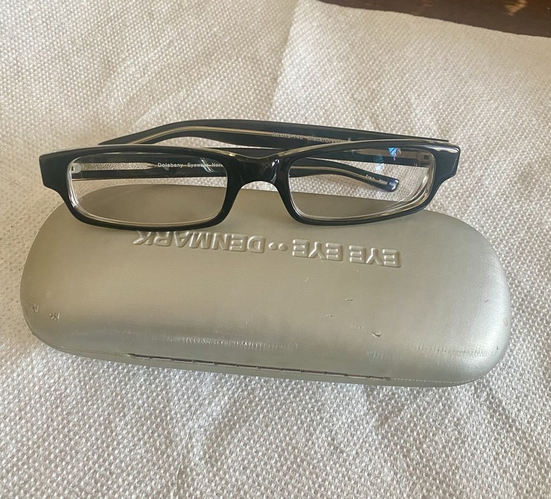 Dolabany Norway Eyeglasses 50-19-140 Black Crystal