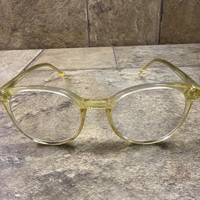 EyeBuyDirect NOUN Clear Gold Round Eyeglasses Frames Only 51-20-148-50mm gallery