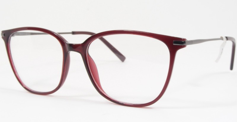 SUNOPTIC SO AC26D Burgundy /Gunmetal UNIQUE EYEGLASSES GLASSES FRAME 53-17-140mm