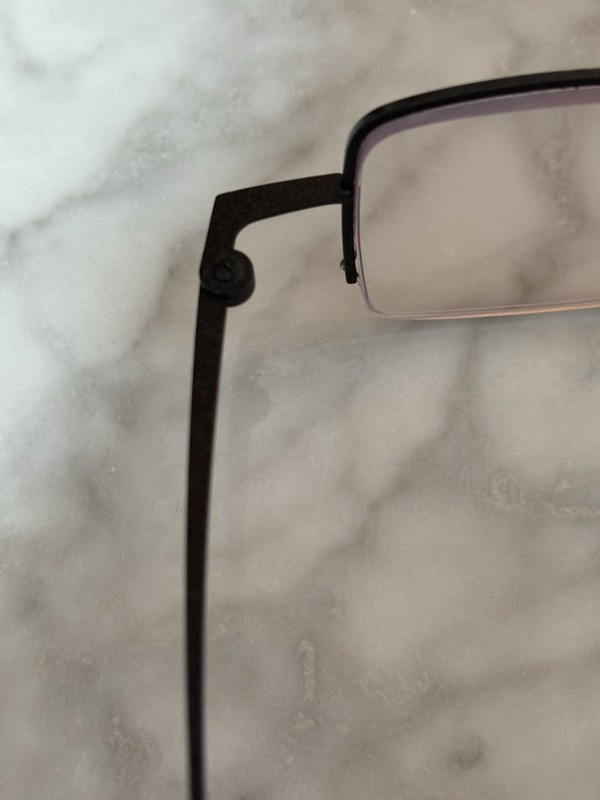 THEO Belgium FILICUDI Half Rim Eyeglasses 31-20-140 Black gallery