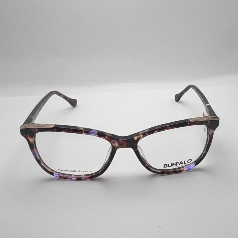 Buffalo BW003 PLU 52/16 140 Purple Tortoise Women’s Eyeglass Frames 5090