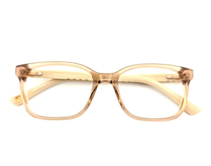 ANNE KLEIN AK5100 204 TAUPE CRYSTAL NEW AUTHENTIC FULL RIM EYEGLASSES 52-16-140