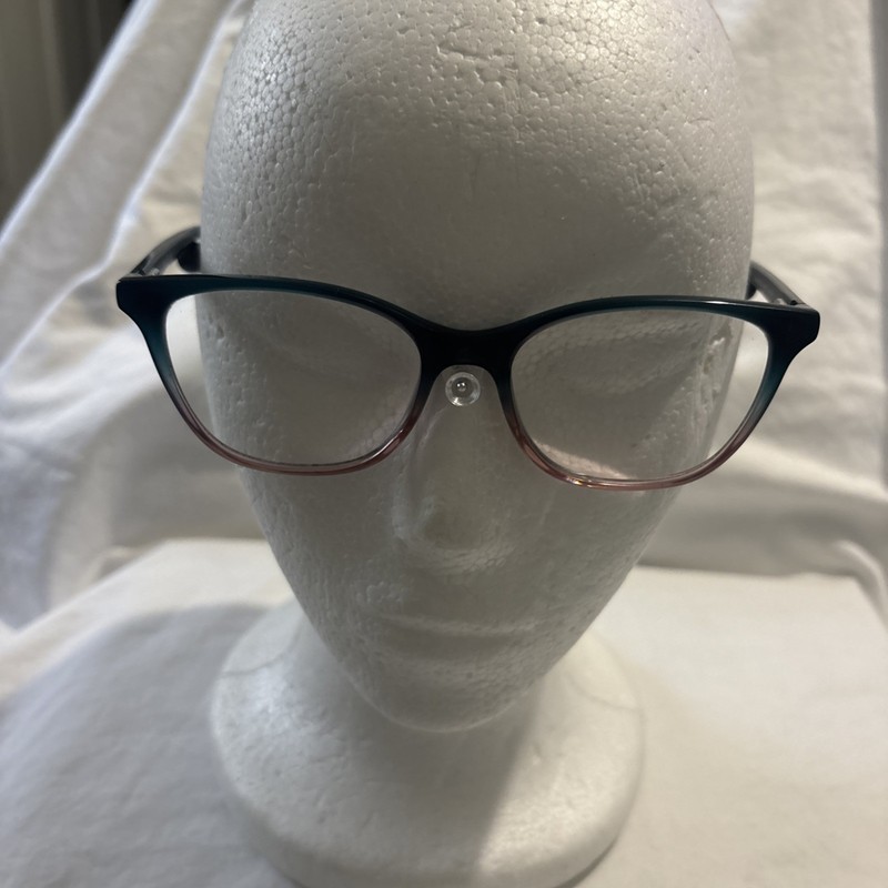 Vera Bradley Flamingo Garden Cat Eye Green Pink Eyeglasses 53-17-135 Magnetic