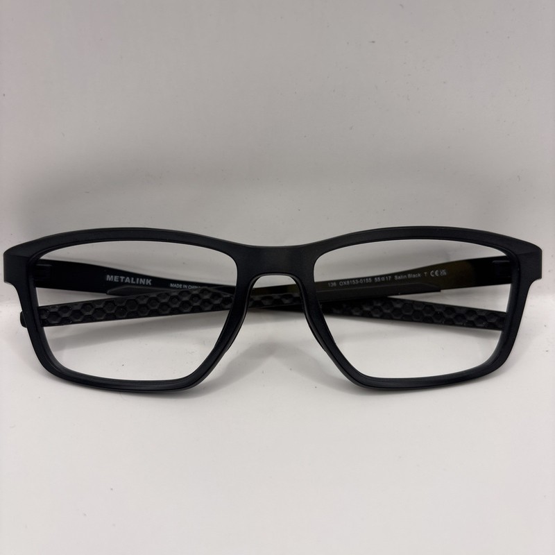 Oakley Metalink Eyeglasses OX8153-0155 Satin Black 55-17 Rx - NEW gallery