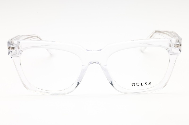 GUESS GU50238-026-53 Eyeglasses Frame Size 53mm 19mm 145mm CRYSTAL Men 88921457 gallery