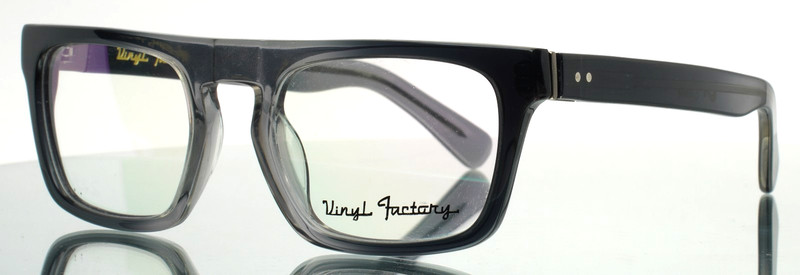 VINYL FACTORY Cohen C1 Grey Mens Rectangle Full Rim Eyeglasses 52-21-140 B:37