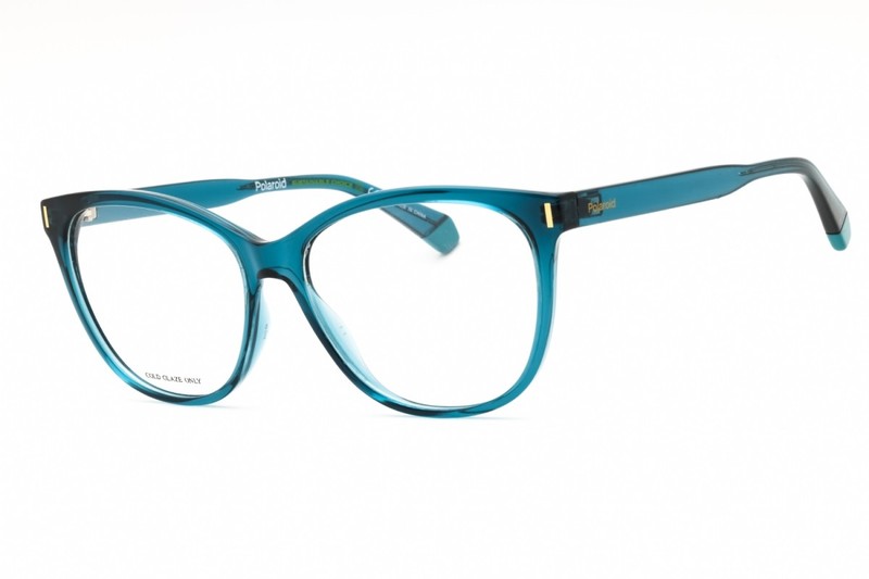 Polaroid Core PLD D463 0ZI9 00 Teal 56mm Eyeglasses New Authentic