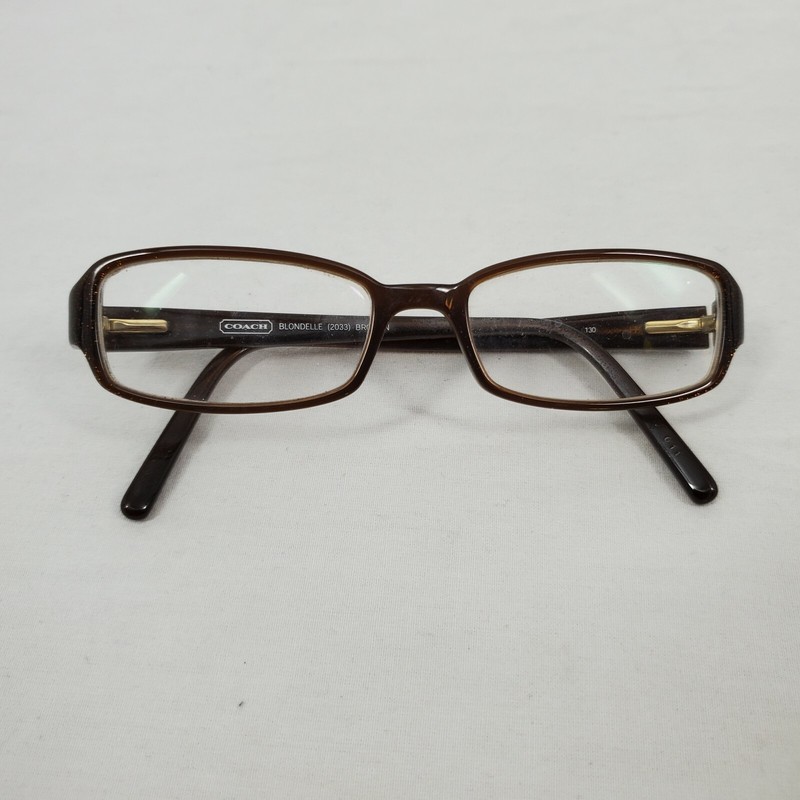 Coach Blondelle 2033 Rx Eyeglasses Frames Brown 47-16-130 B25mm gallery
