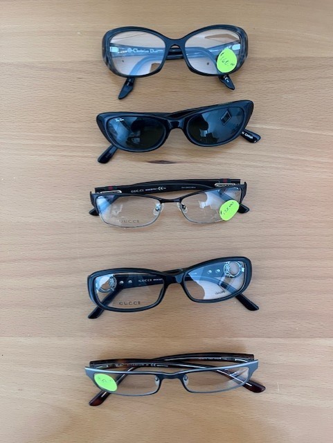 5-Frames -2 GUCCI / 2 RAYBAN / 1 DIOR (Glasses #3)