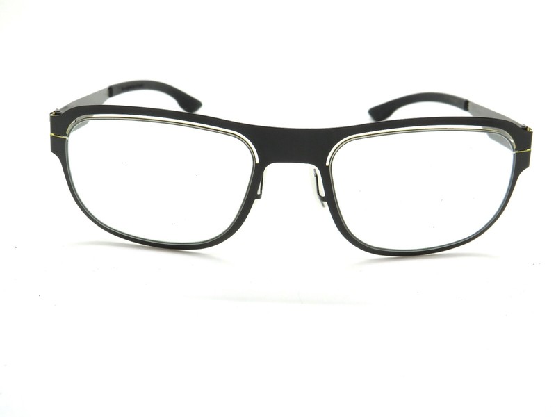 IC BERLIN x AMG 03 Shiny Gunmetal/Yellow 55mm Eyeglasses