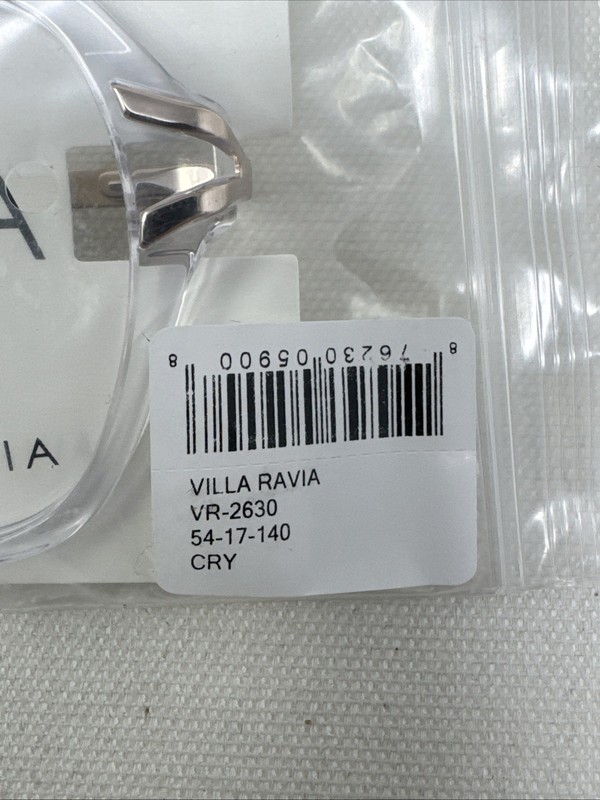 Villa Ravia Eyewear RV-2630 Crystal Eyeglasses with Wave Temples 54/17/140 gallery