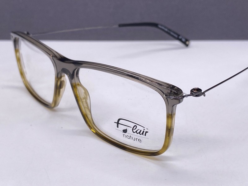 Eyeglasses Frames Men Woman Gray Brown Silver Nature Rectangular 017 282 Germany gallery