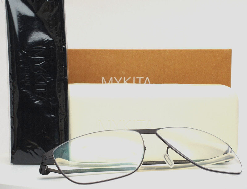 MYKITA Alekos 006 Blackberry Mens Rectangle Full Rim Eyeglasses 61-13-140 B:44