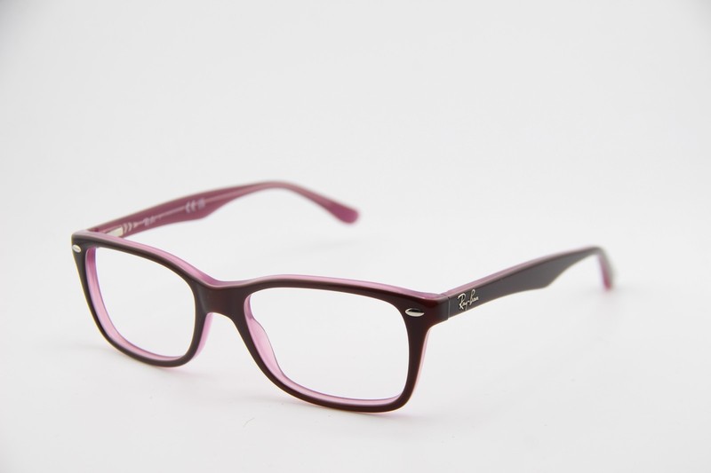 RAY-BAN RB 5228 2126 BLACK PURPLE AUTHENTIC FRAMES EYEGLASSES 53-17