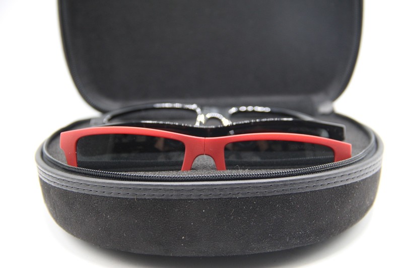 NEW EMPORIO ARMANI EA 4189U 5017/1W BLACK RED AUTHENTIC EYEGLASSES 55-17 gallery