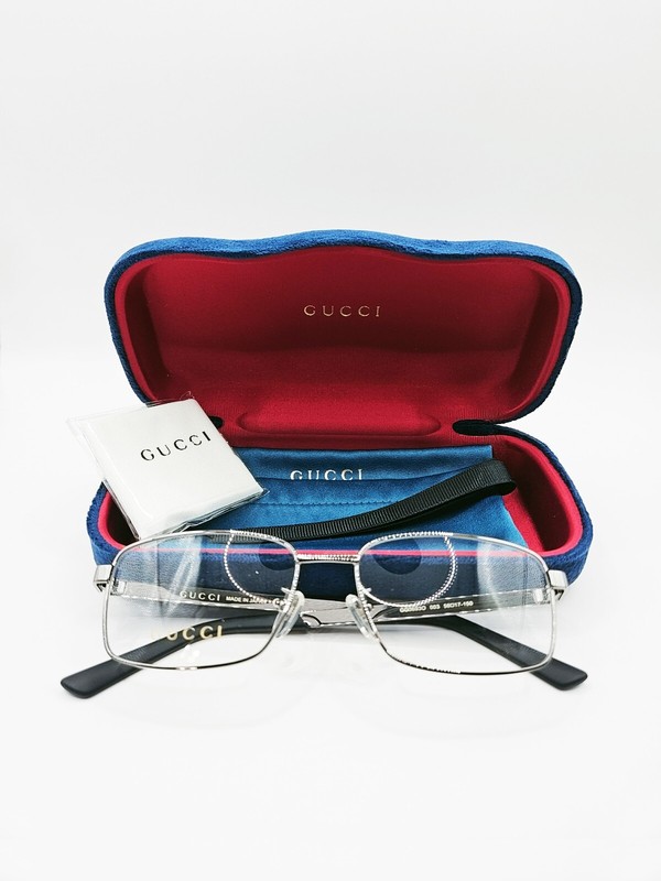 Gucci GG0693O 003 Ruthenium & Blue gallery