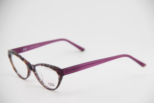 NEW OGI HERITAGE 9120/2239 PURPLE BROWN MARBLE AUTHENTIC EYEGLASSES FRAMES 49-15