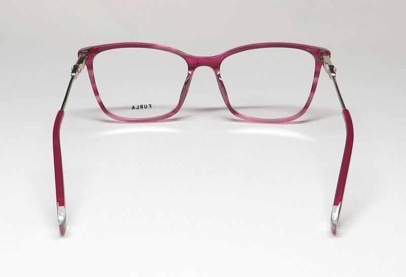 NEW FURLA VFU390S EYEGLASSES FULL-RIM 0933 RED SQUARE 53-16-135 PLASTIC WOMENS gallery